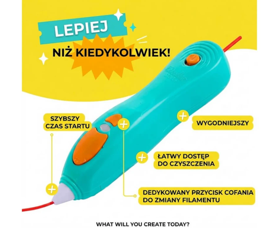 Długopis do druku 3D 6+ 3Doodler Start Plus - zestaw podstawowy / 3Doodler 