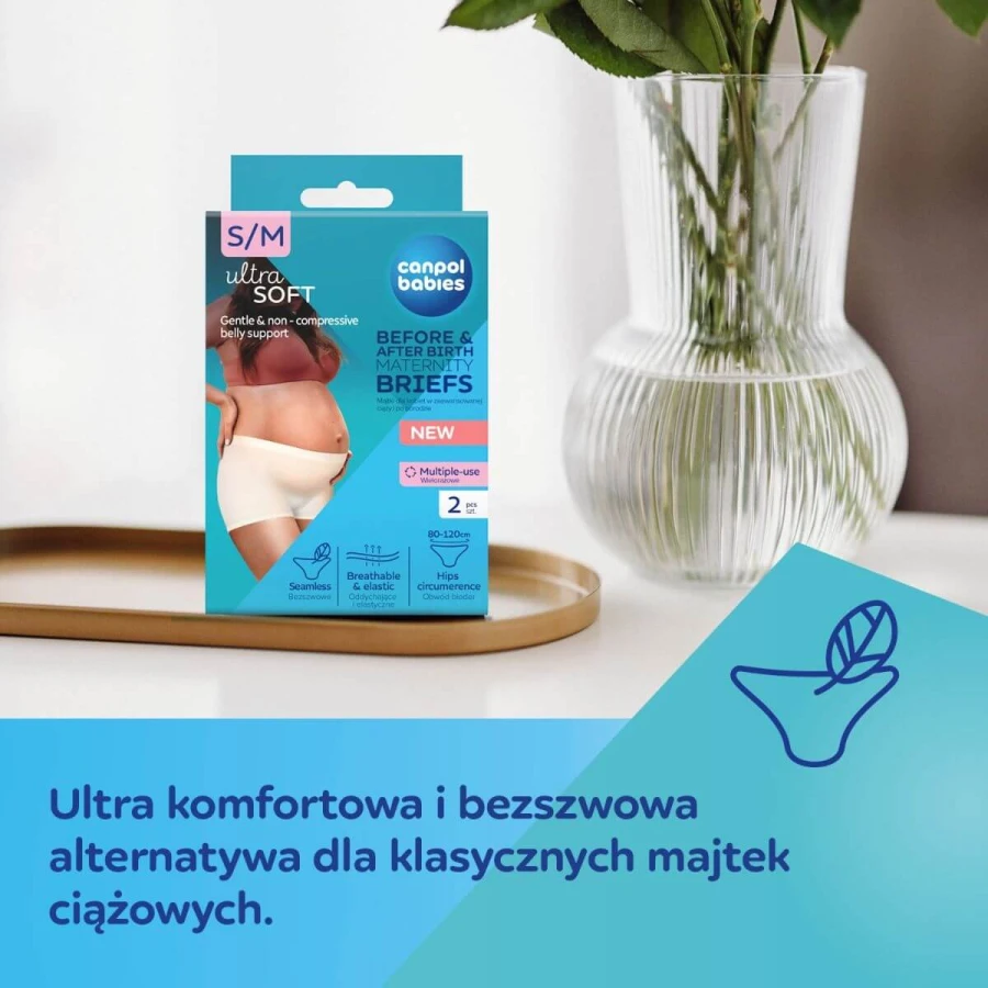 Majtki dla kobiet w zaawansowanej ciąży i po porodzie 2 szt. / Canpol babies