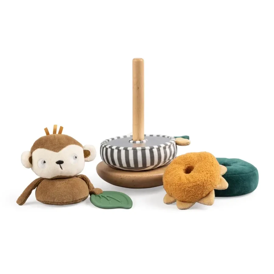Miękka piramida sensoryczna - Maci the monkey / Sebra