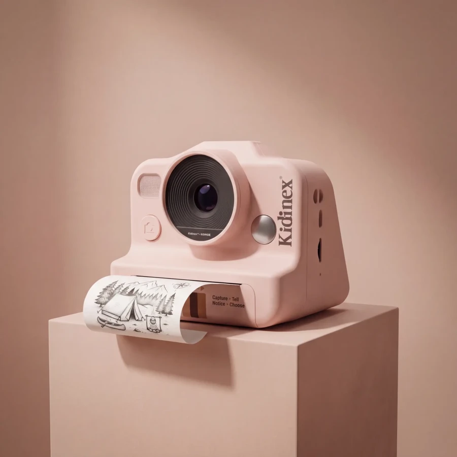 Aparat z drukarką dla dzieci KidSnap™ - Pink / Kidinex