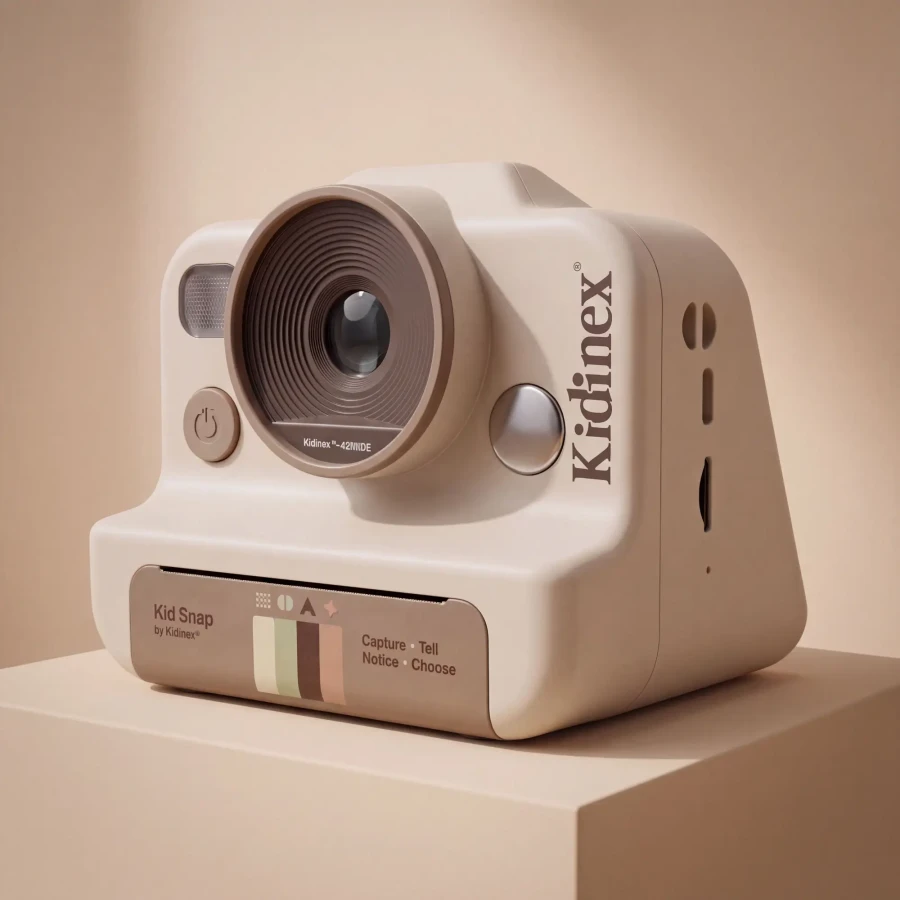 Aparat z drukarką dla dzieci KidSnap™ - Beige / Kidinex