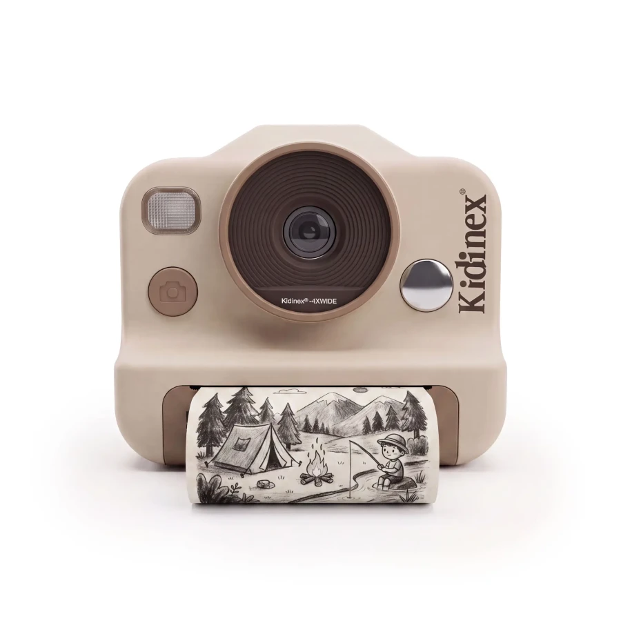 Aparat z drukarką dla dzieci KidSnap™ - Beige / Kidinex