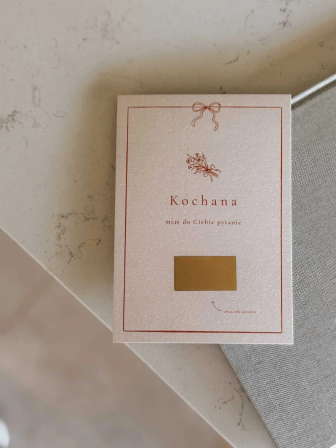 Kartka zdrapka - Czy zostaniesz moją Świadkową? / Mommy Planner