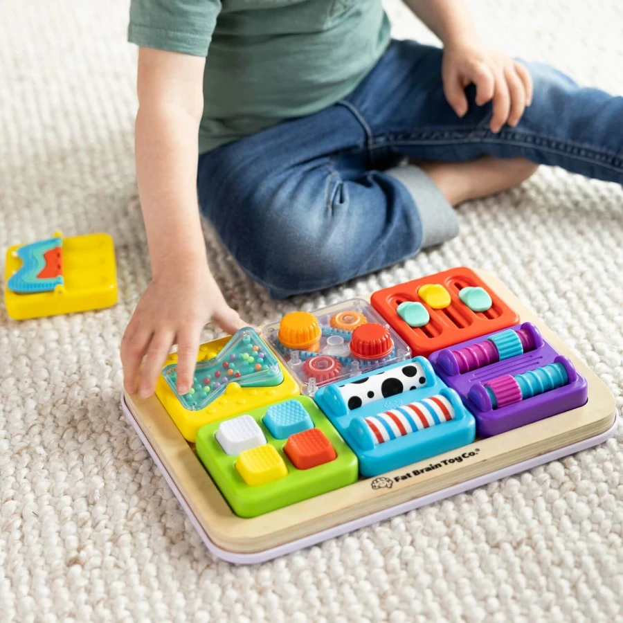 Sensoryczny Kwadrat. PlayTab. Klepsydra / Fat Brain Toys