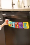 PlayTab Sensoryczne Kwadraty - Zestaw 6 z Gąsienicą / Fat Brain Toys