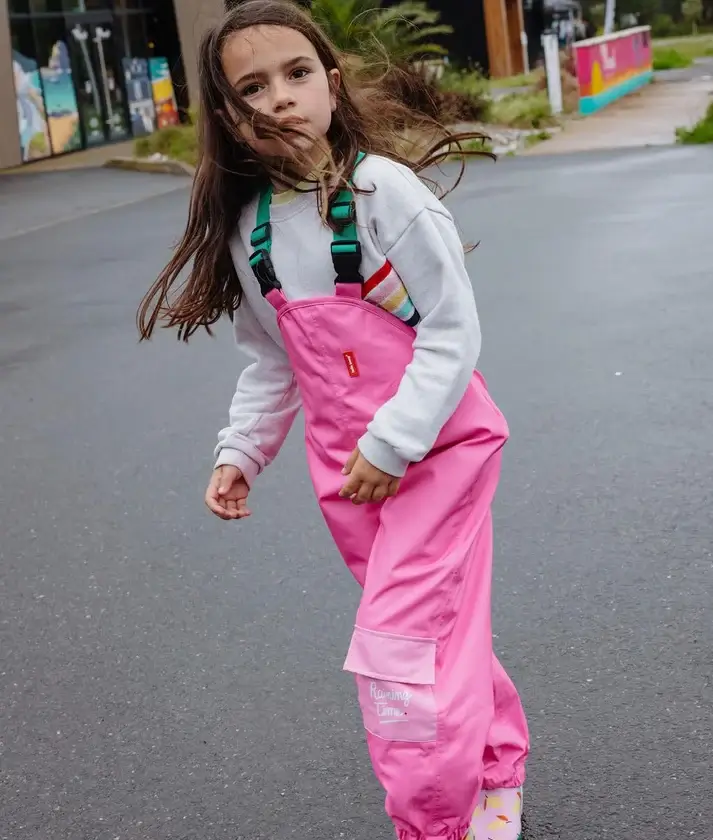 Spodnie przeciwdeszczowe z regulowanymi szelkami Ali / Hello Hossy