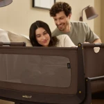 Wielofunkcyjne łóżeczko dostawne SnuzPod5 - Chocolate / Snuz