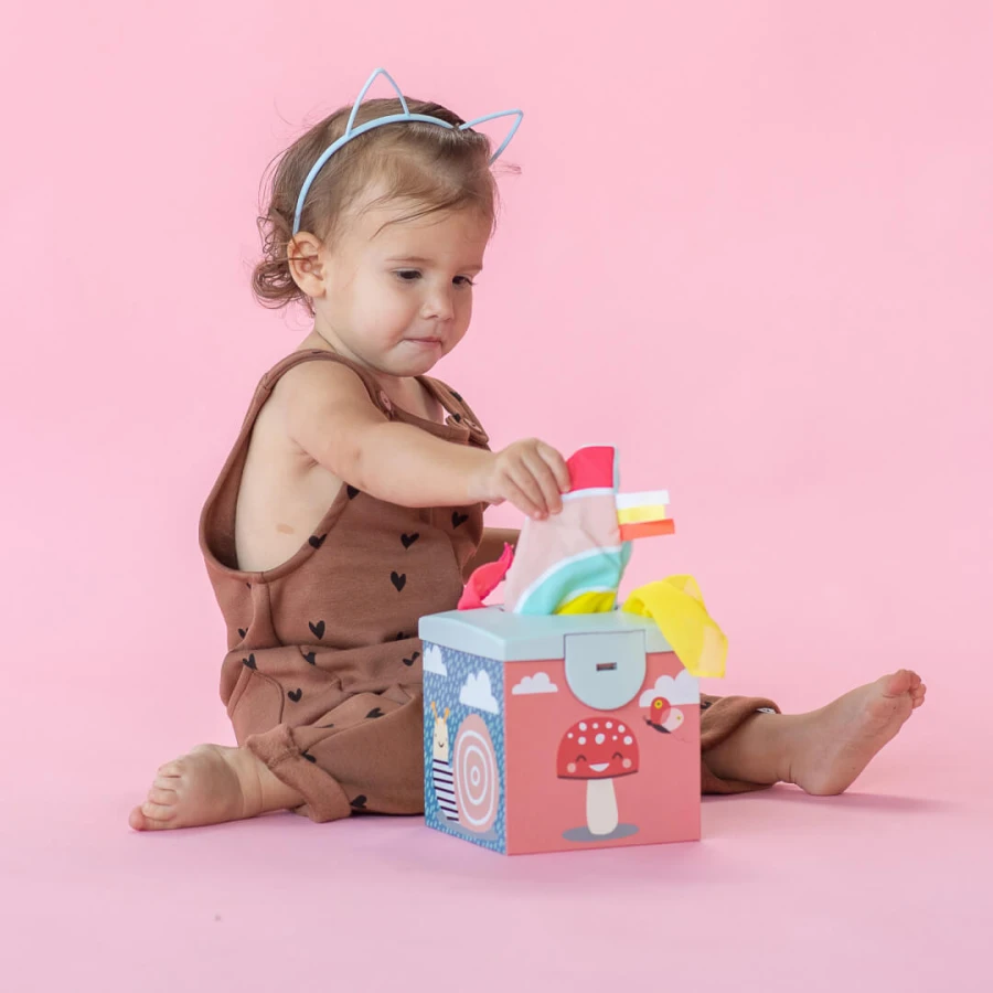 Sensoryczne pudełko edukacyjne z chusteczkami Koala Kimmy / Taf Toys