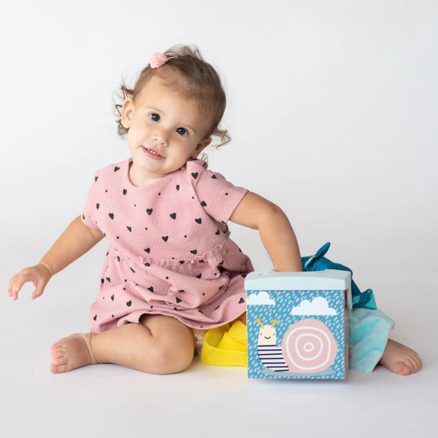 Sensoryczne pudełko edukacyjne z chusteczkami Koala Kimmy / Taf Toys
