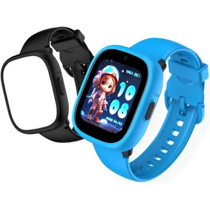 WatchMe K3 Gen2 smartwatch dla dzieci GPS, karta SIM, telefon - Black,Blue / Kiddoboo