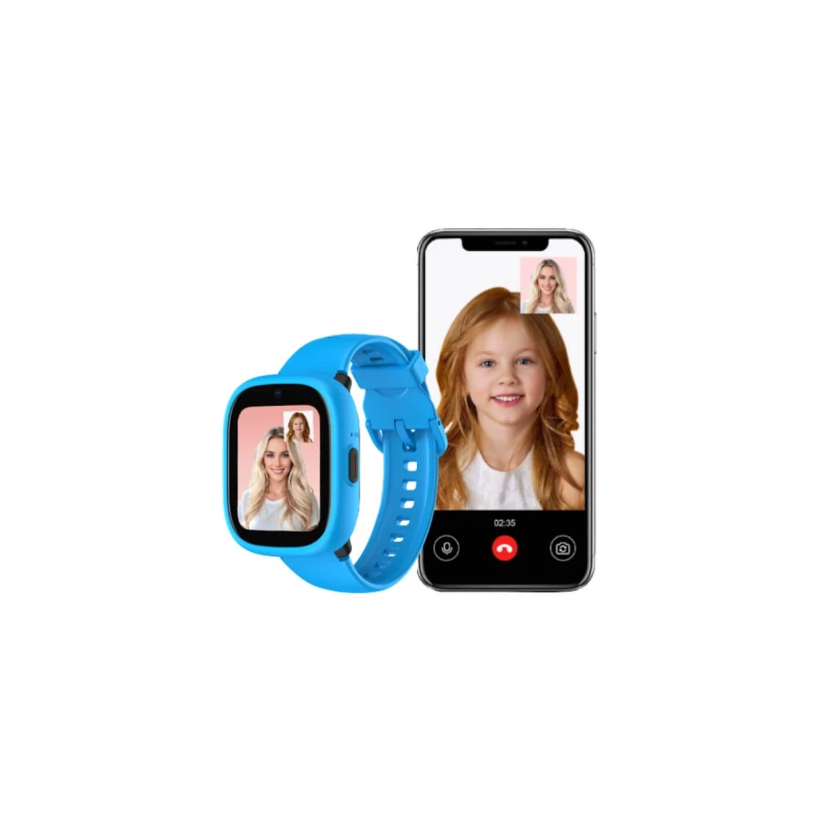 WatchMe K3 Gen2 smartwatch dla dzieci GPS, karta SIM, telefon - Black,Blue / Kiddoboo