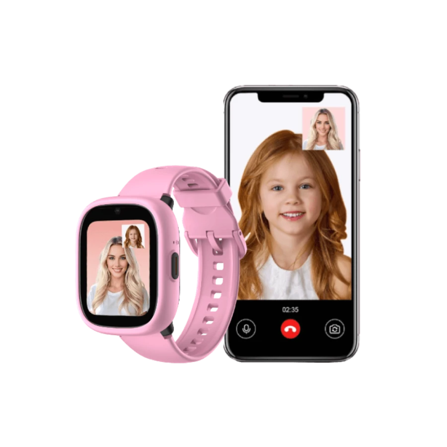 WatchMe K3 Gen2 smartwatch dla dzieci GPS, karta SIM, telefon - Pink, Purple / Kiddoboo