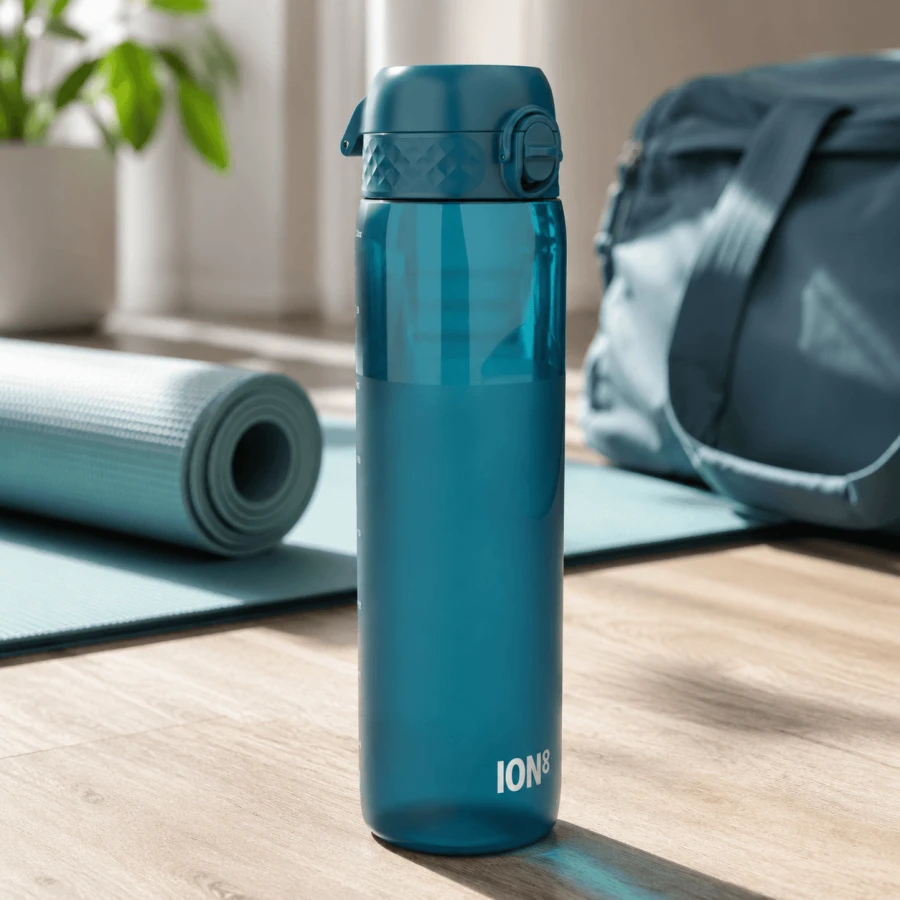 Butelka ION8 BPA Free 1L Half-cut Deep Blue / ION8