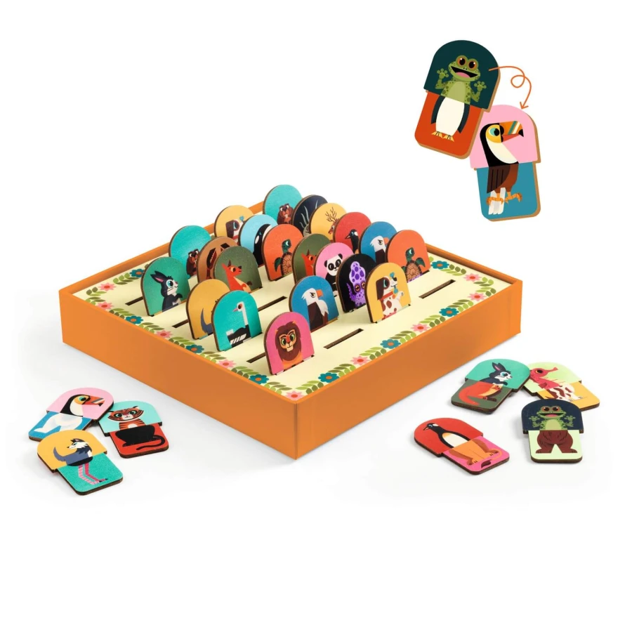 Gra logiczna MEMO MIX&MATCH / Djeco