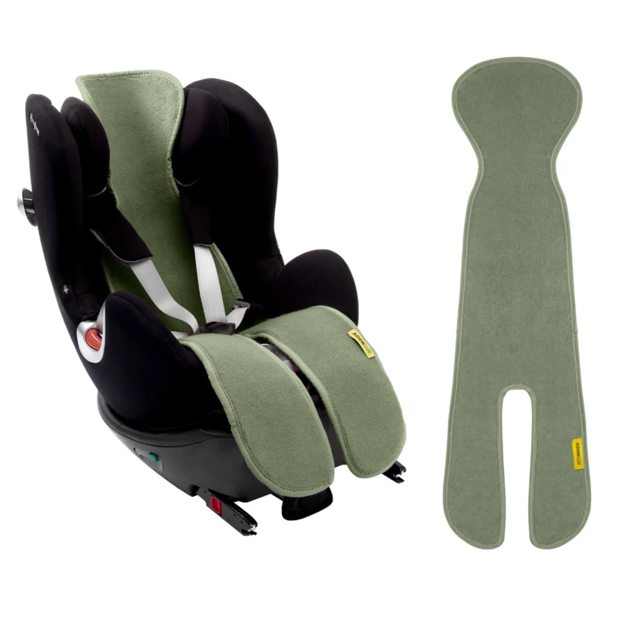 Wkładka antypotowa do fotelika 15-36kg (z wycięciem na pas krokowy) - Moss / AeroMoov