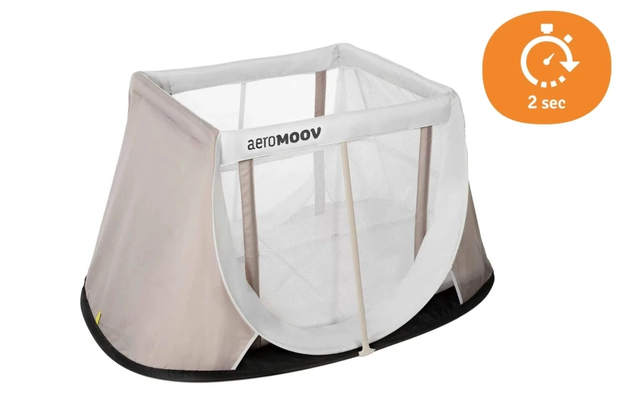 Łóżeczko turystyczne Instant Travel Cot - White Sand / AeroMoov