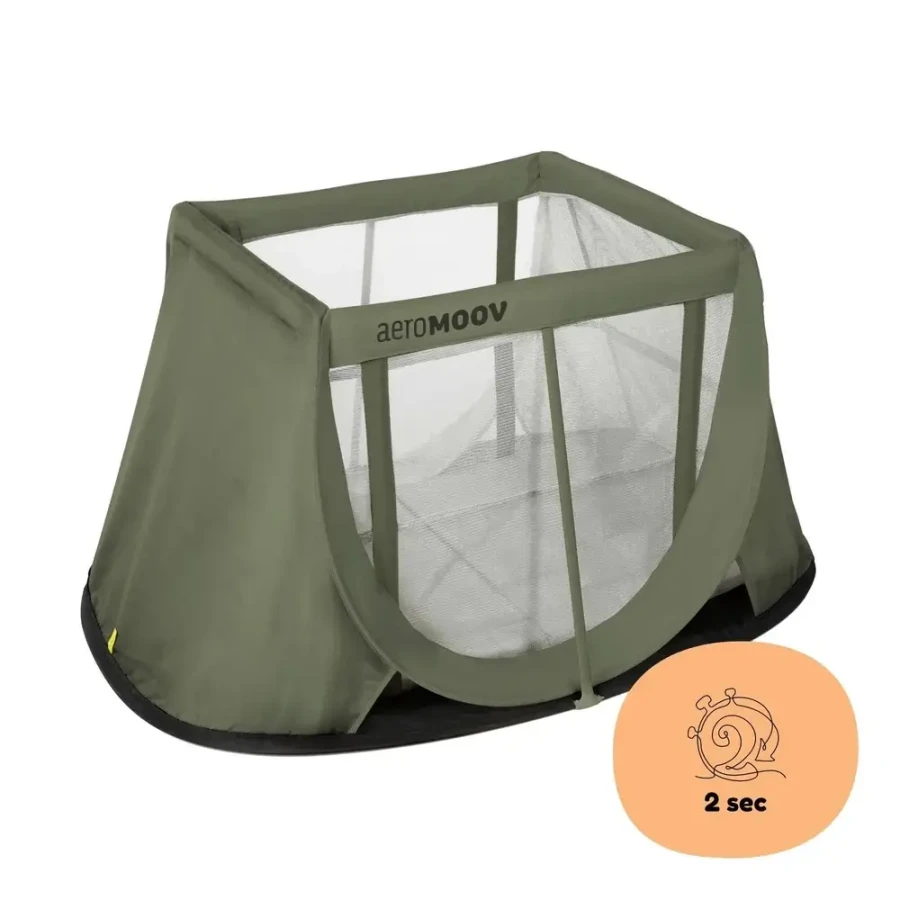 Łóżeczko turystyczne Instant Travel Cot - Green Moss / AeroMoov
