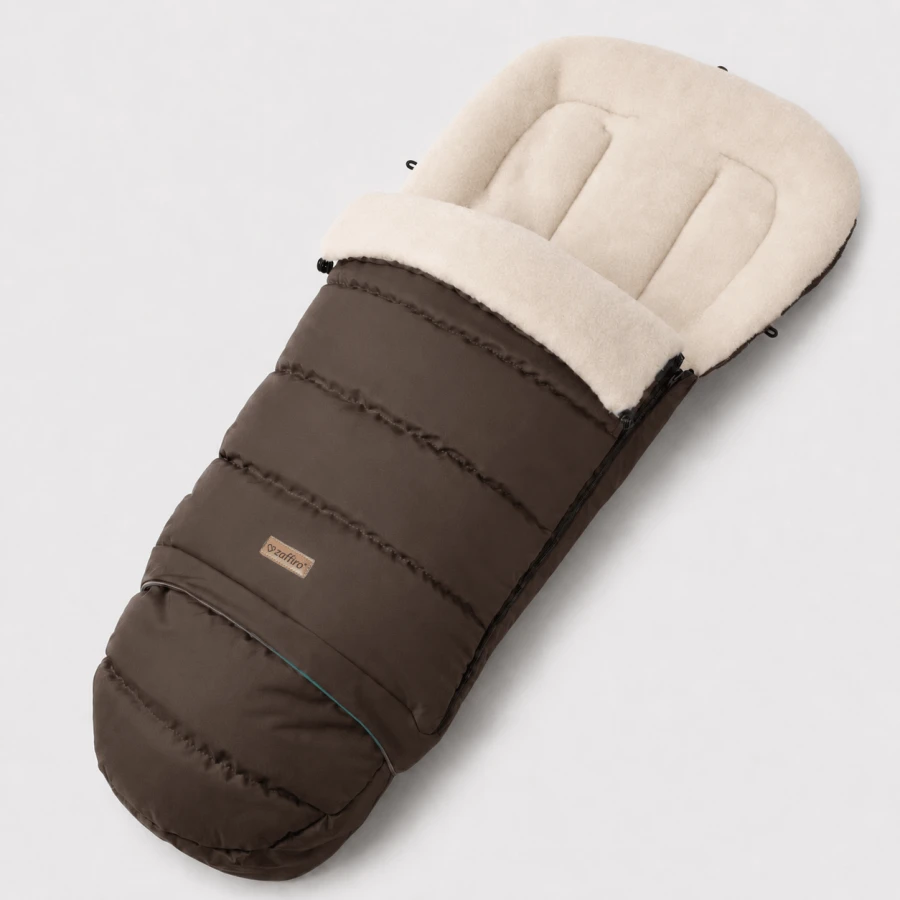 Regulowany śpiwór iGrow Scandi 0-36m brown / Zaffiro