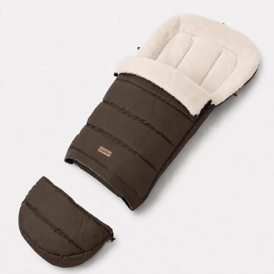 Regulowany śpiwór iGrow Scandi 0-36m brown / Zaffiro