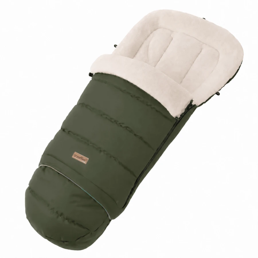 Regulowany śpiwór iGrow Scandi 0-36m khaki / Zaffiro