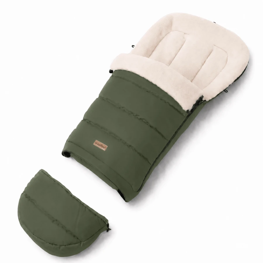 Regulowany śpiwór iGrow Scandi 0-36m khaki / Zaffiro
