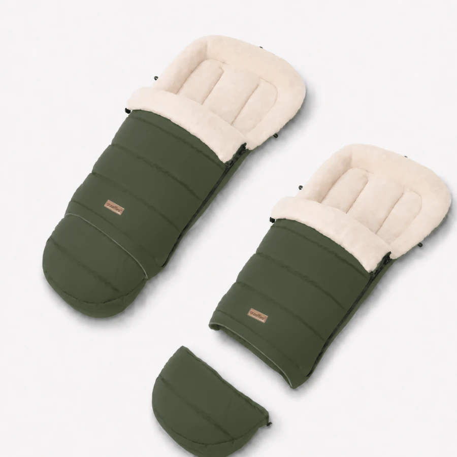 Regulowany śpiwór iGrow Scandi 0-36m khaki / Zaffiro