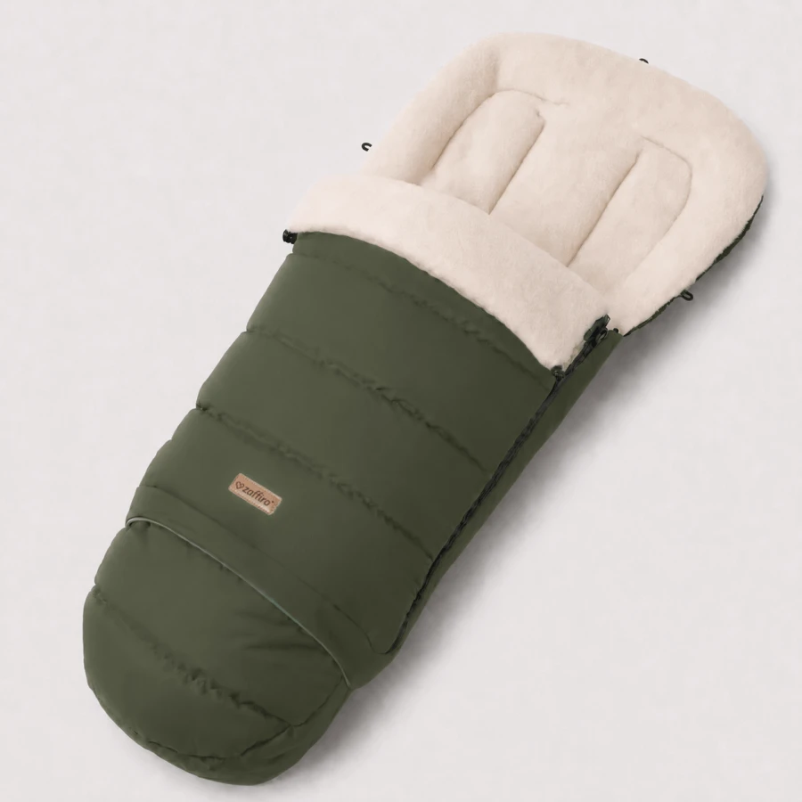 Regulowany śpiwór iGrow Scandi 0-36m khaki / Zaffiro