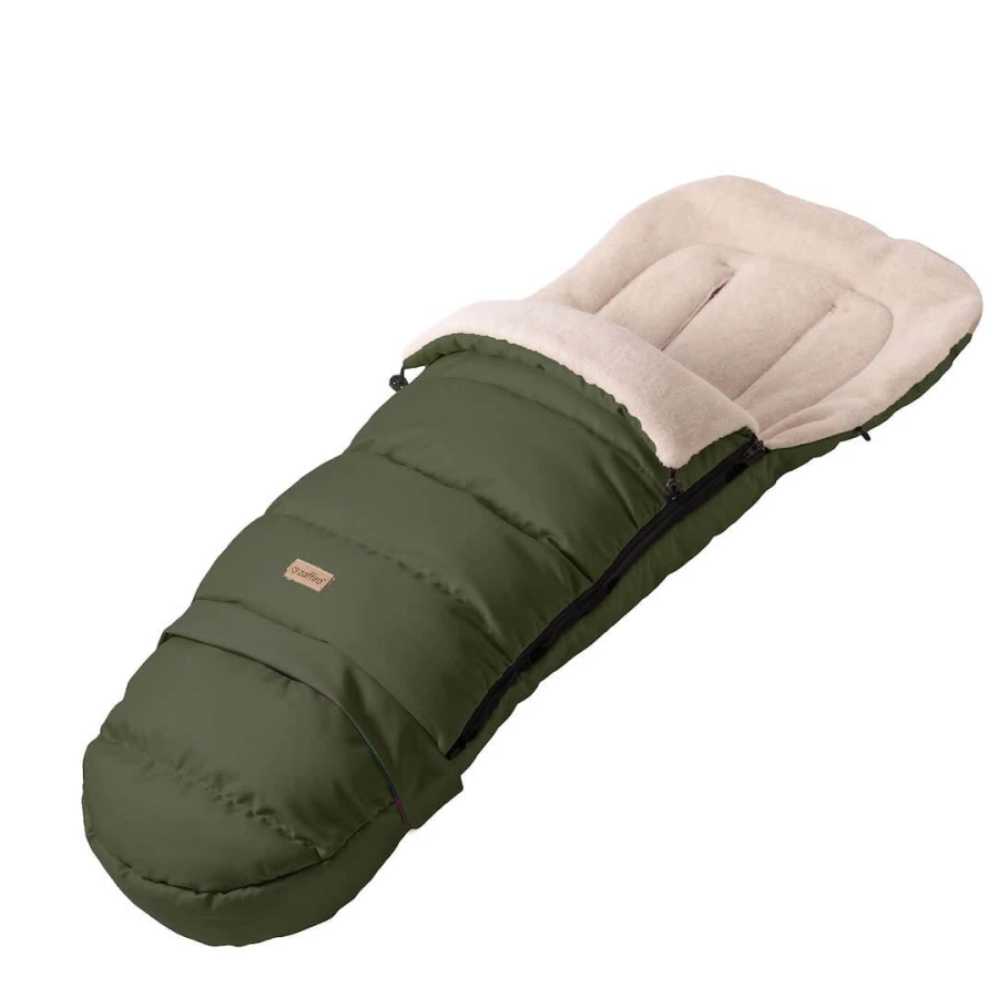 Regulowany śpiwór iGrow Scandi 0-36m khaki / Zaffiro