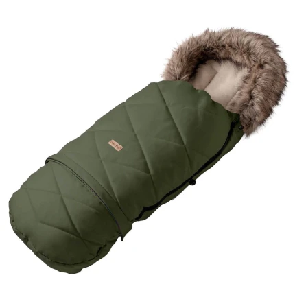 Regulowany śpiwór z torbą GrowUP Scandi 0-36m khaki / Zaffiro