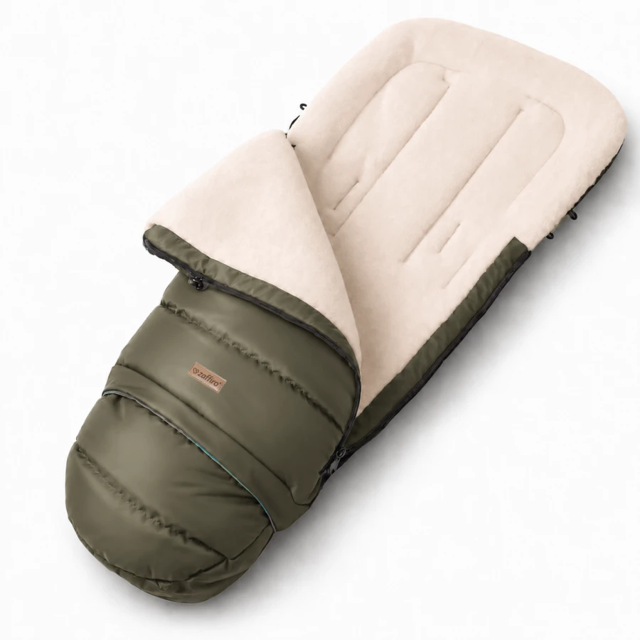 Regulowany śpiwór iGrow Aspen 0-36m khaki / Zaffiro