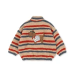 Kurtka pluszowa Jody - tangerine stripe / Konges slojd