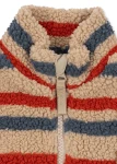 Kurtka pluszowa Jody - tangerine stripe / Konges slojd