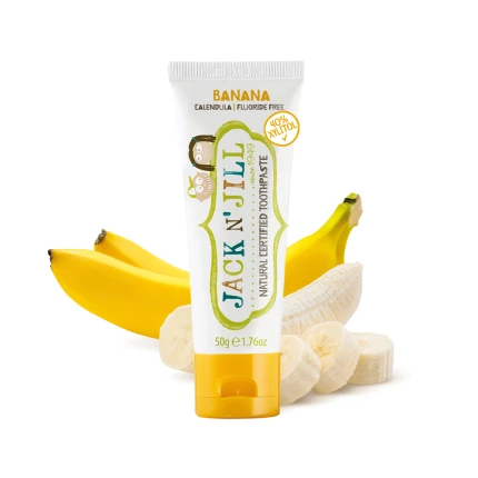 Naturalna Pasta do Zębów z Organicznym Bananem i Ksylitolem, 50 g / Jack N'Jill
