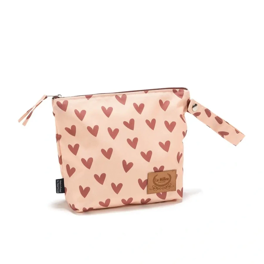 Zestaw kosmetyczek HEARTBEAT PINK / La Millou