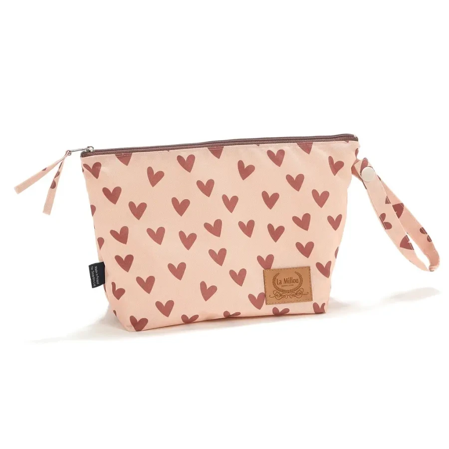 Zestaw kosmetyczek HEARTBEAT PINK / La Millou
