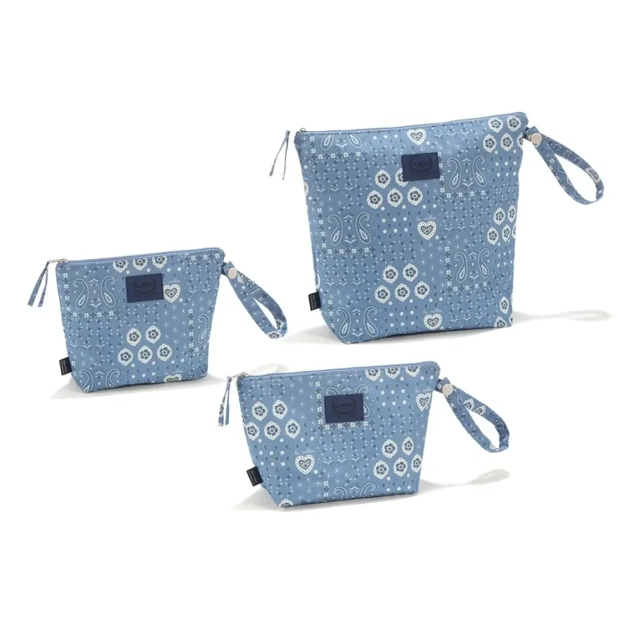 Zestaw kosmetyczek BANDANA DENIM / La Millou