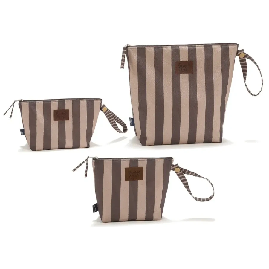 Zestaw kosmetyczek STRIPES BROWN / La Millou