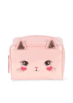 Kosmetyczka saszetka dla dzieci Kotek - cerise glitter pink / Konges Slojd