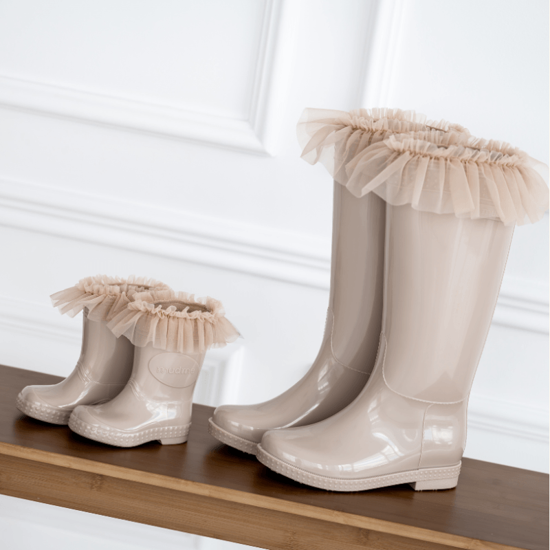 Ocieplacz polarowy Mudme x Manufaktura Falbanek - sand beige / Mudme