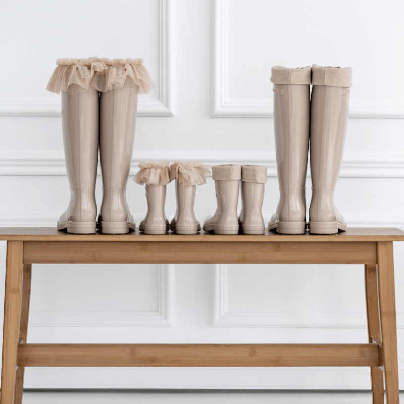 Ocieplacz polarowy Mudme x Manufaktura Falbanek - sand beige / Mudme
