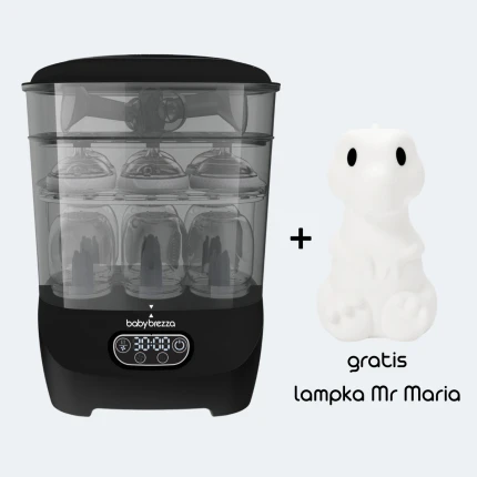 Baby Brezza Sterylizer Dryer Advanced - sterylizator i suszarka do butelek All Black / Baby Brezza