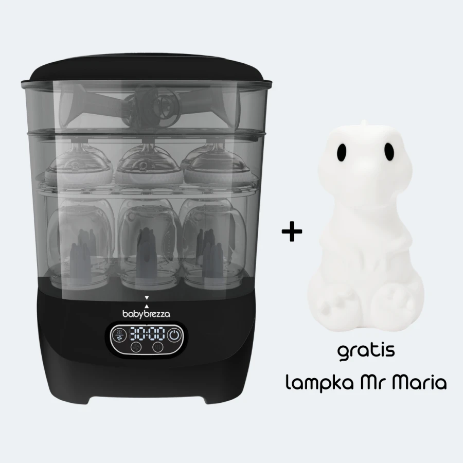 Baby Brezza Sterylizer Dryer Advanced - sterylizator i suszarka do butelek All Black / Baby Brezza