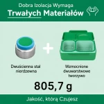 OMIEBOX UP lunch box z termosem, Jade Green / OMIE