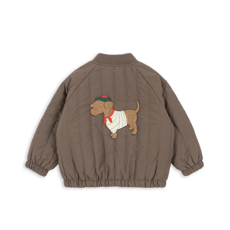 Kurtka bomberka Juno - walnut / Konges slojd