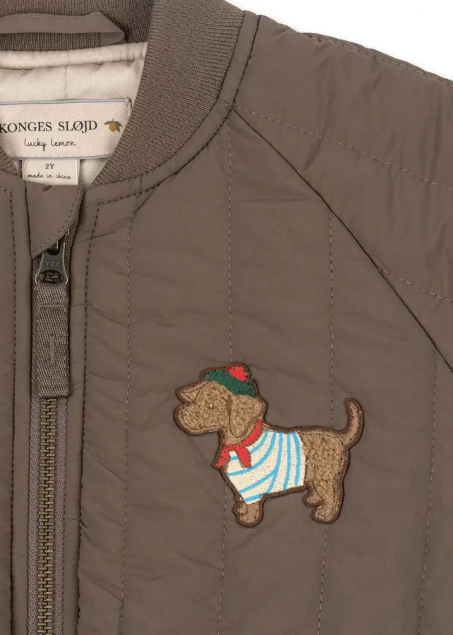 Kurtka bomberka Juno - walnut / Konges slojd