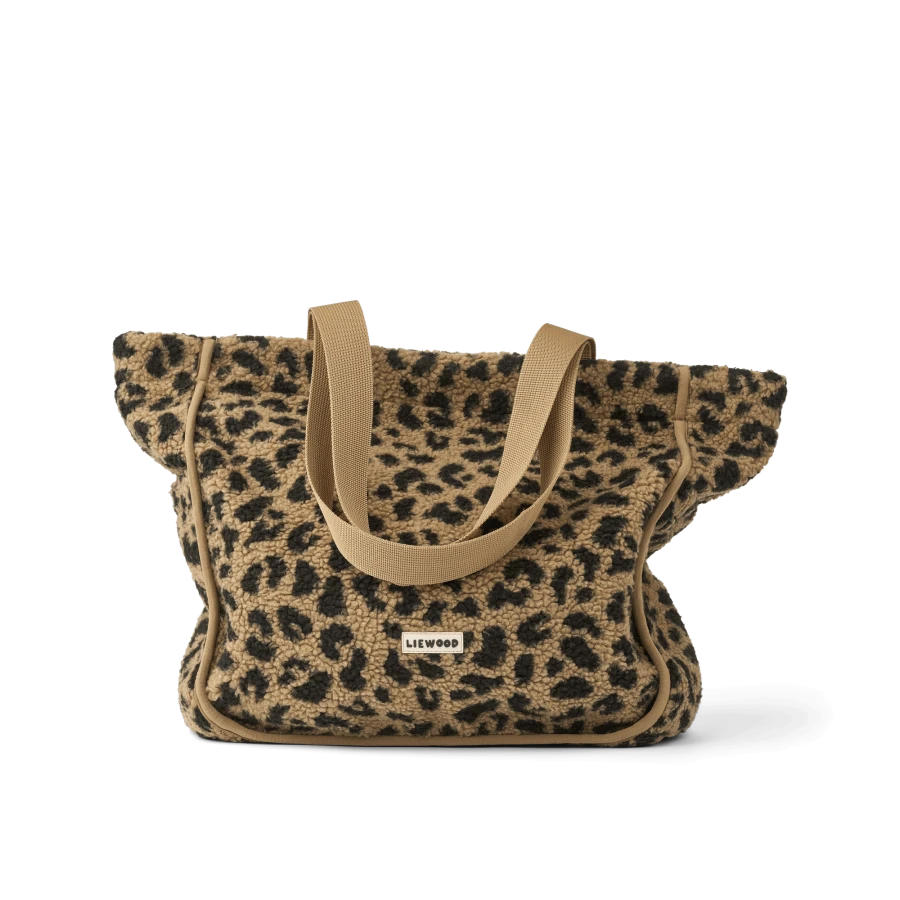 Torba Reed Pile Tote Bag - Mega Leo, oat mix / Liewood