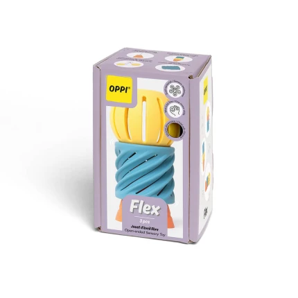 Kreatywna silikonowa zabawka sensoryczna OPPI FLEX 0+ / OPPI