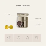 Grand lunch box z termosem - Mermaid / Citron