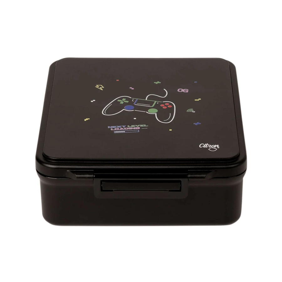 Grand lunch box z termosem - Gaming / Citron