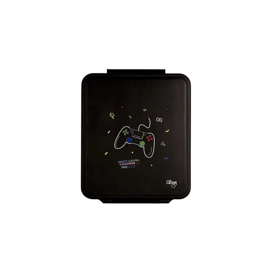 Grand lunch box z termosem - Gaming / Citron